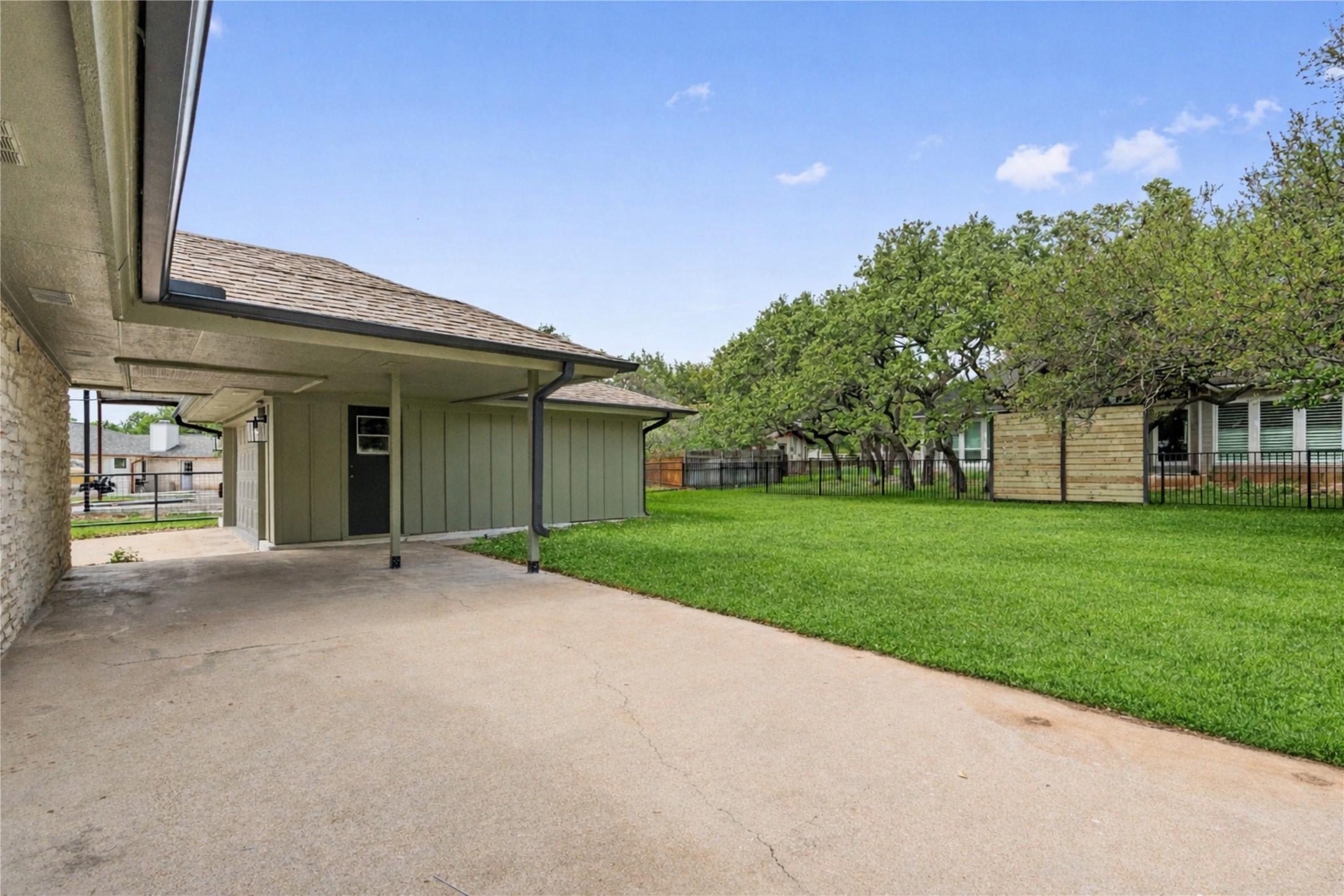 224 Clear Spring Road Georgetown, TX 78628 - Photo 34 of 40 a view of a house with a garden