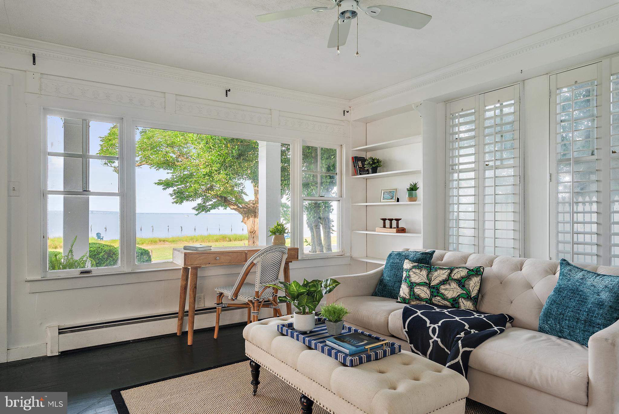 90 River Drive Annapolis, MD 21403 - Photo 13 of 44 a living room with furniture and a large window