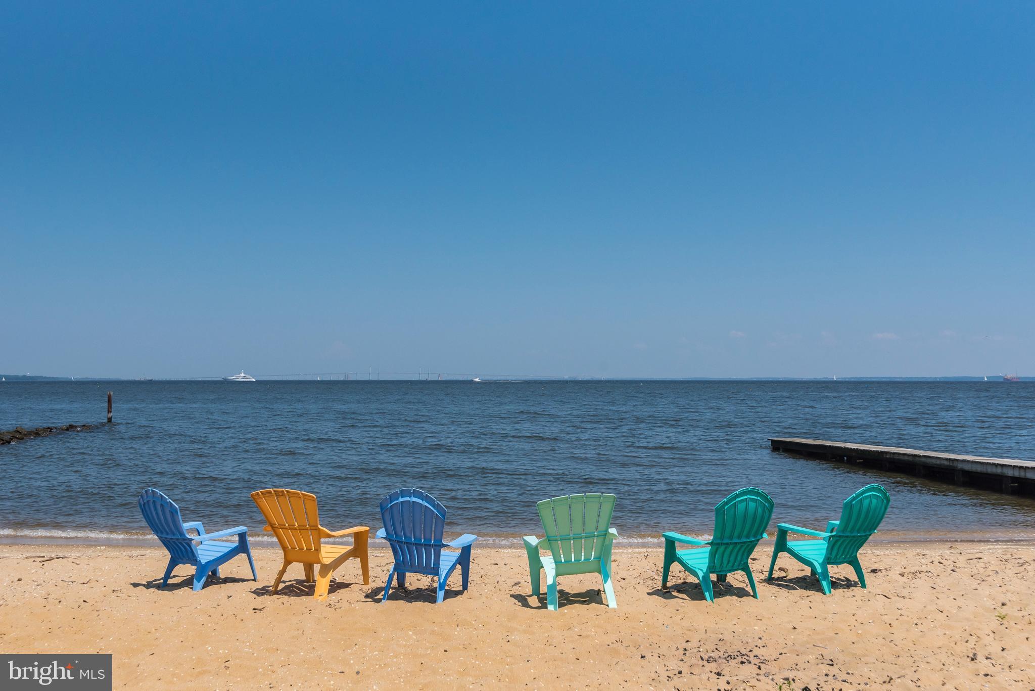 90 River Drive Annapolis, MD 21403 - Photo 4 of 44 a view of two chairs in the patio