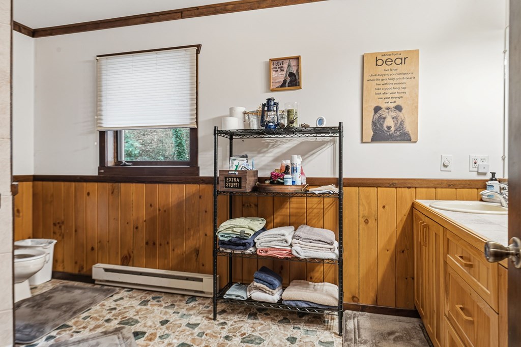 4662 Rainbow Springs Road Franklin, NC 28734 - Photo 30 of 39 a view of a living room and bathroom