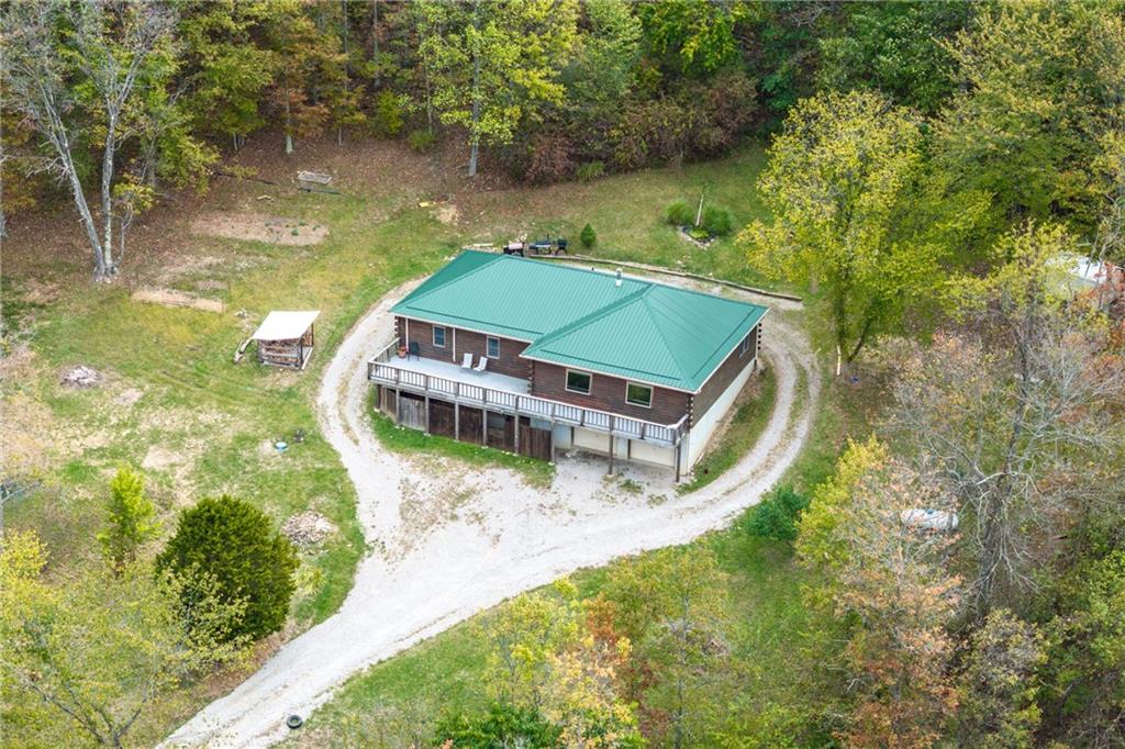 566 Pettit Road Waynesburg, PA 15370 - Photo 44 of 50 an aerial view of a house with a yard basket ball court