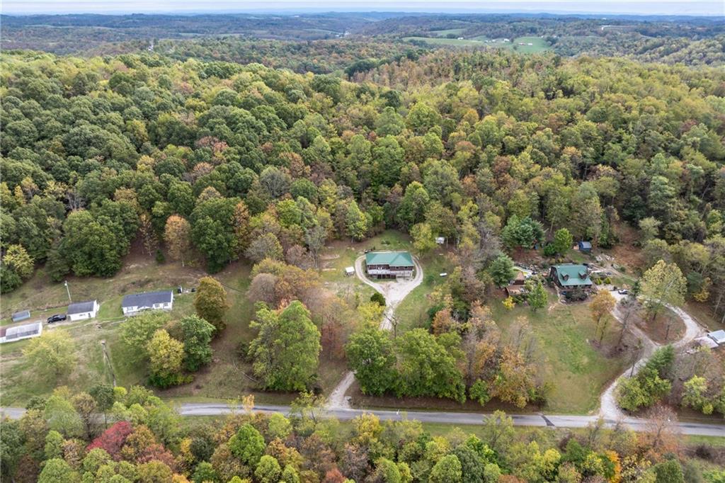 566 Pettit Road Waynesburg, PA 15370 - Photo 46 of 50 an aerial view of residential houses with outdoor space