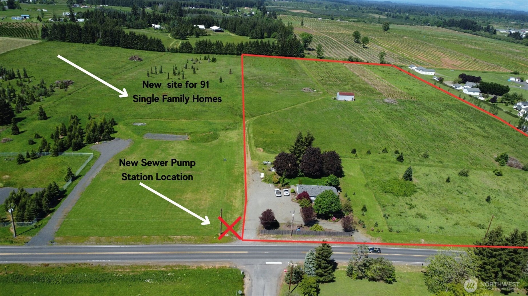 415 Highway 505 Winlock, WA 98596 - Photo 3 of 11 a view of a tennis court