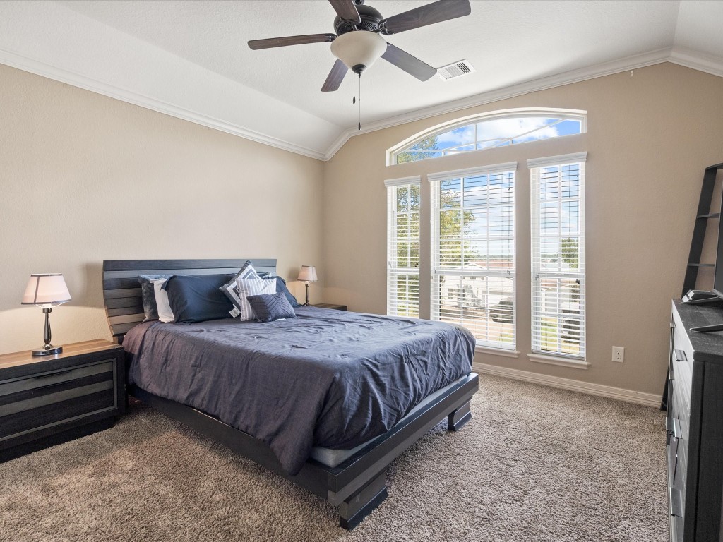 763-806 Lake View Drive Montgomery, TX 77356 - Photo 30 of 43 Bedroom #2 facing lake providing waterviews. Walk In Closet with built-ins.