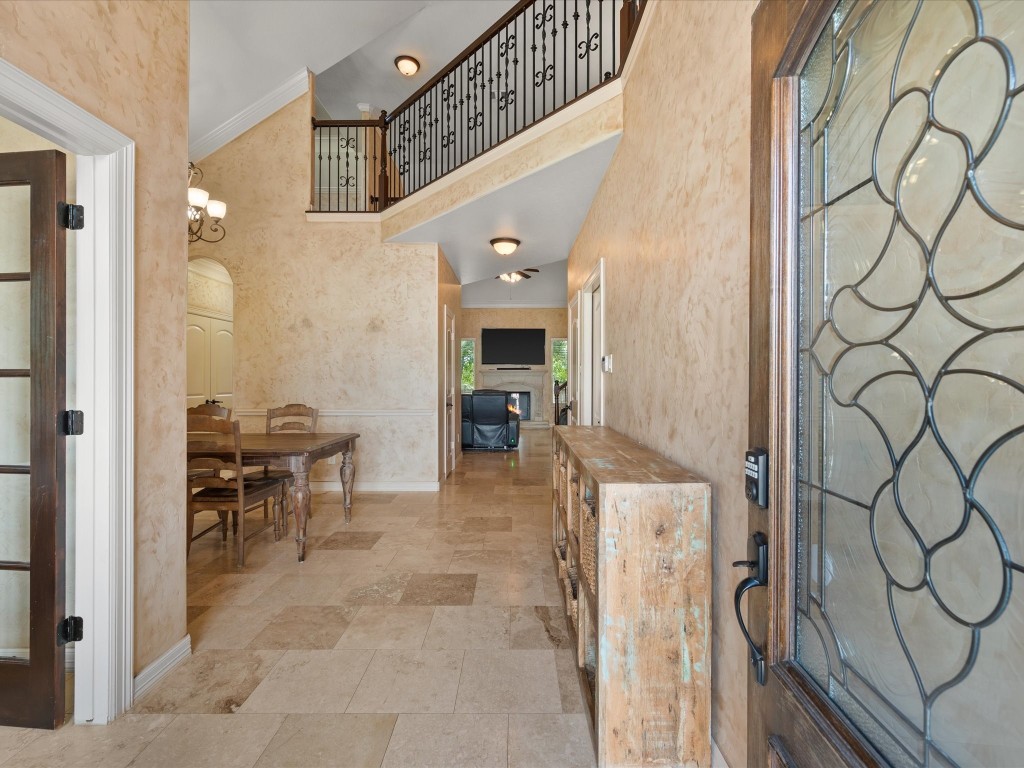763-806 Lake View Drive Montgomery, TX 77356 - Photo 9 of 43 Natural lighting floods this home adorned with unique faux wall paint & crown molding with high ceilings