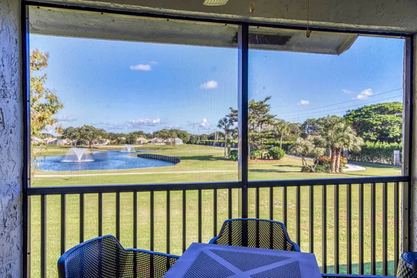 a view of a swimming pool and outdoor space