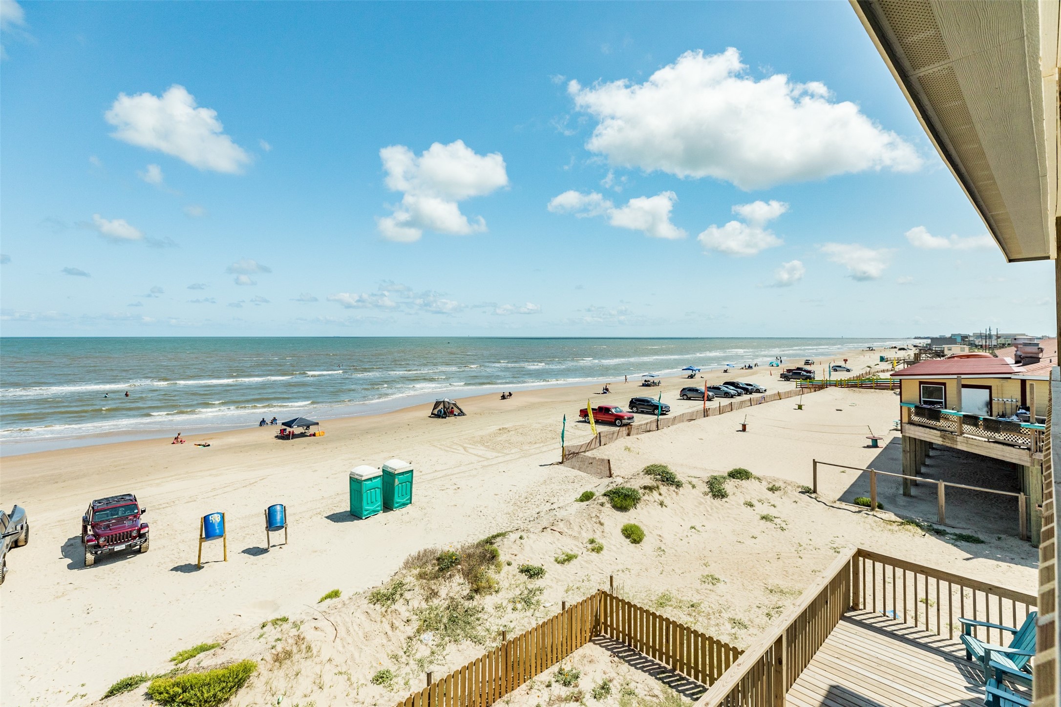 109 D Santar Loop Surfside Beach, TX 77541 - Photo 4 of 42 a view of kitchen island with wooden floor
