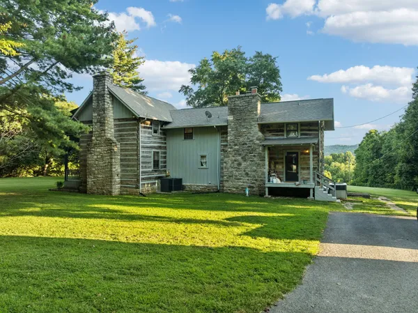 a view of a porch with furniture