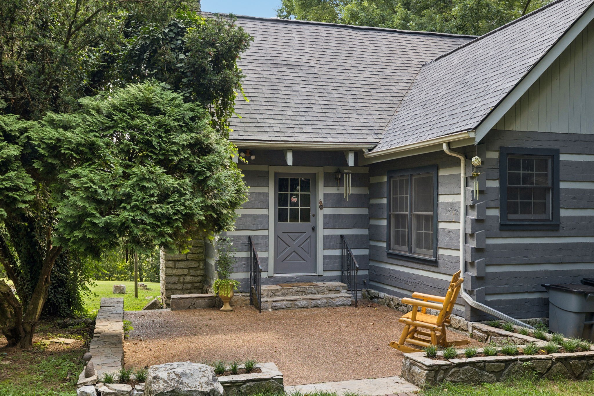 6633 Pinkston Road College Grove, TN 37046 - Photo 36 of 78 a front view of a house with garden