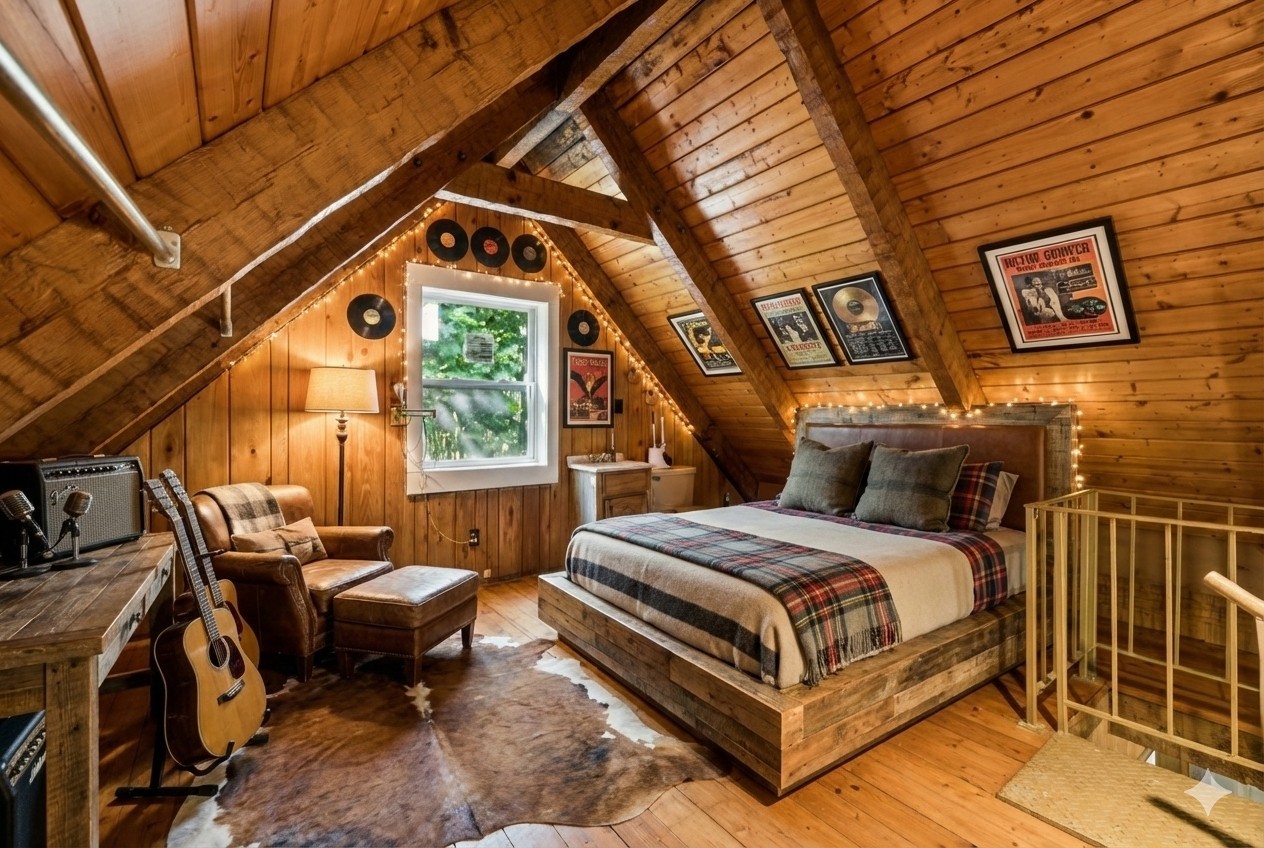 6633 Pinkston Road College Grove, TN 37046 - Photo 44 of 78 a bed sitting in a bedroom next to a window