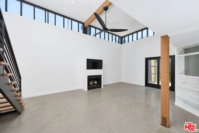 a view interior of a house and an empty room