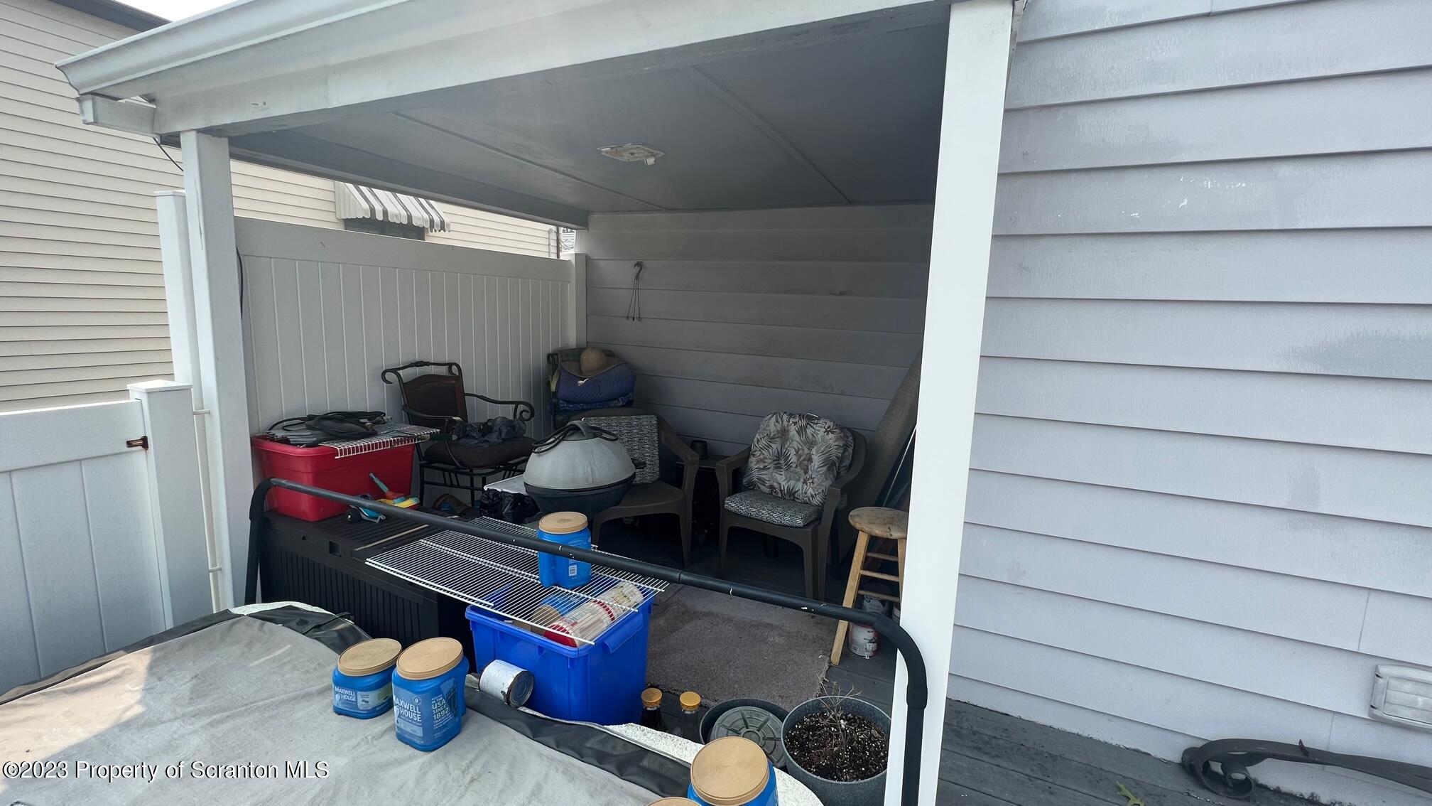 526 George Street Old Forge, PA 18518 - Photo 41 of 43 a room with storage and utility