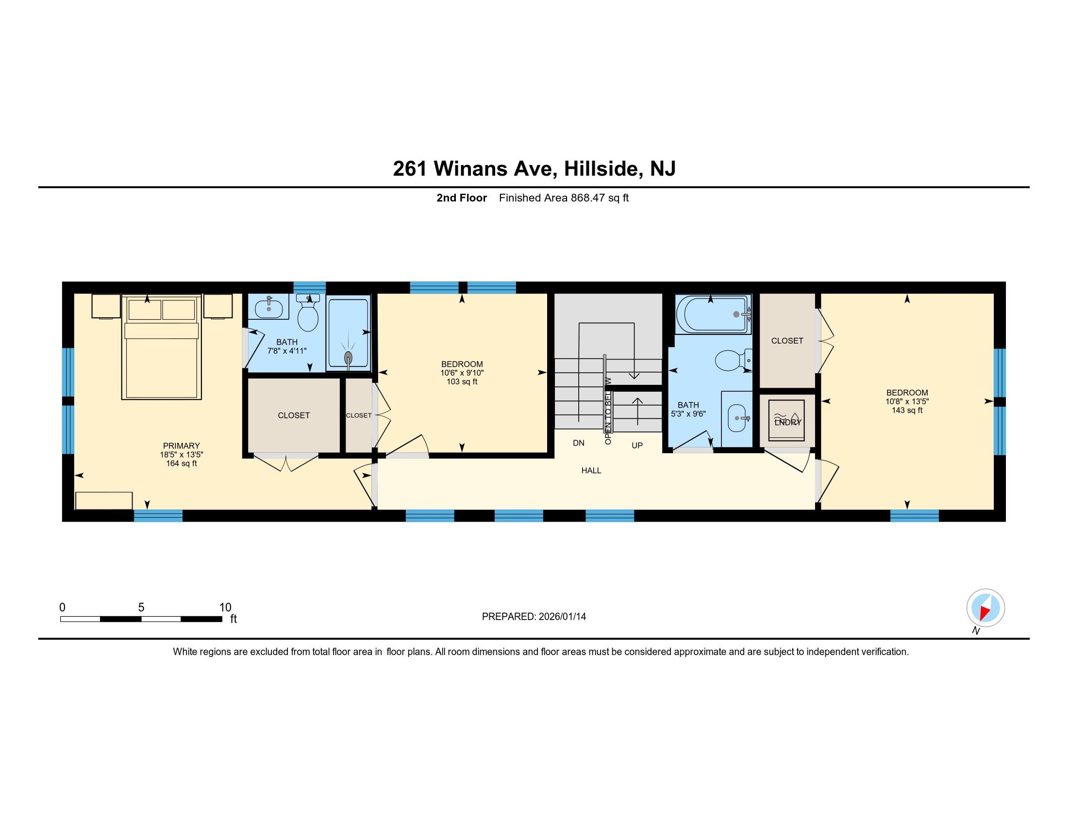 261 Winans Avenue Hillside, NJ 07205 - Photo 47 of 48 a picture of a floor plan