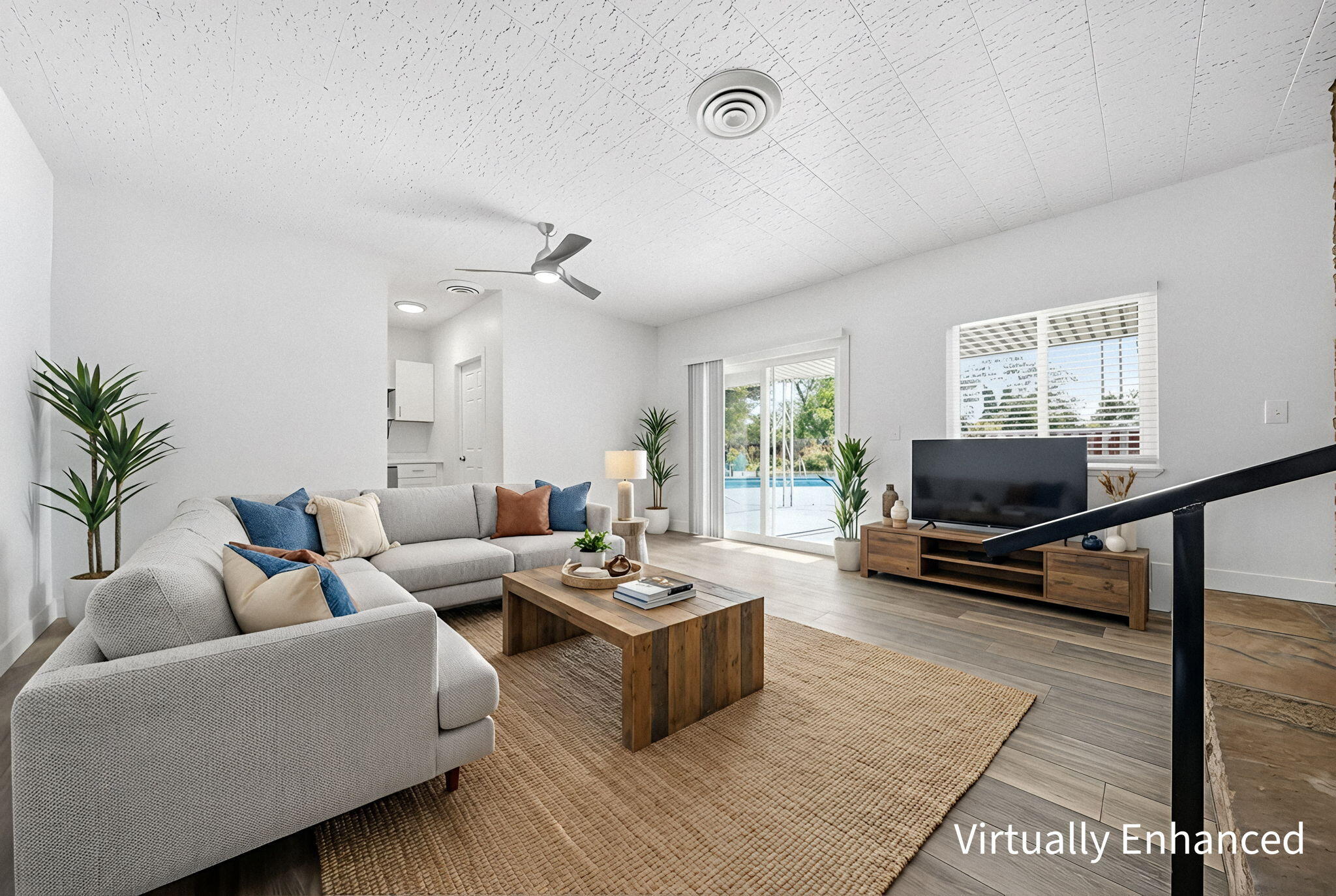 3911 Roesner Avenue Redding, CA 96002 - Photo 15 of 42 a living room with furniture a rug potted plant and a window