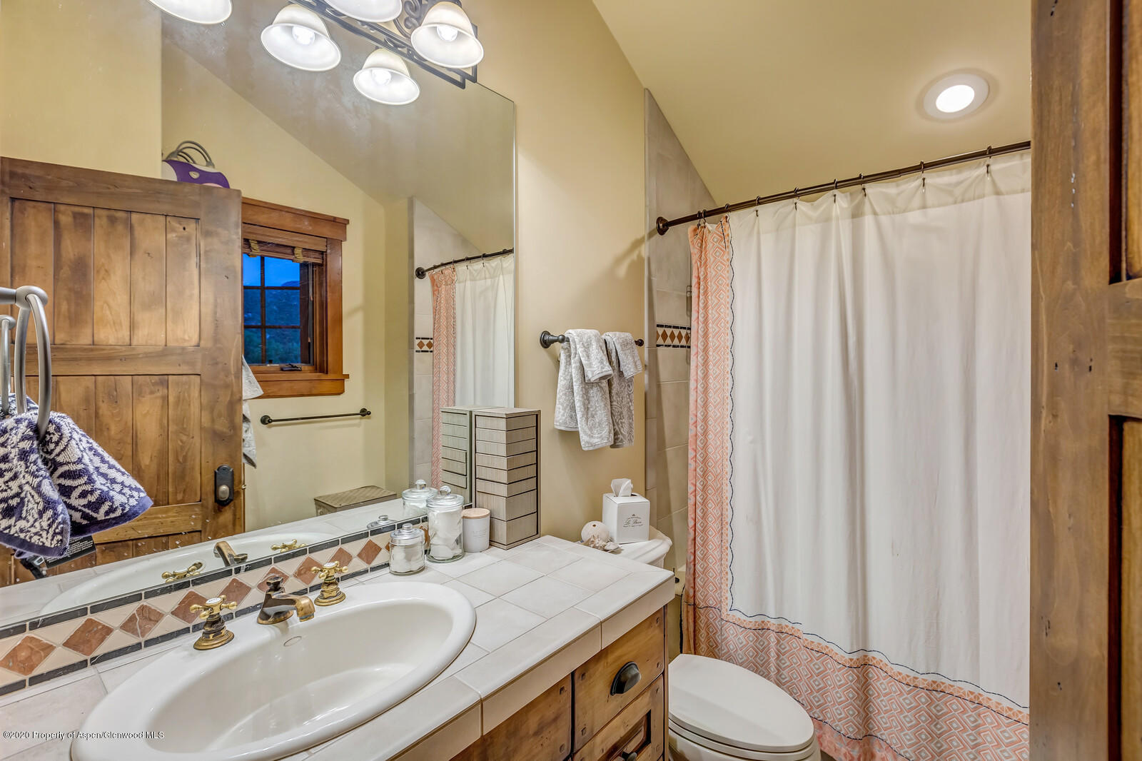 160 Red Rock Road Basalt, CO 81621 - Photo 21 of 45 a bathroom with a sink vanity mirror and toilet