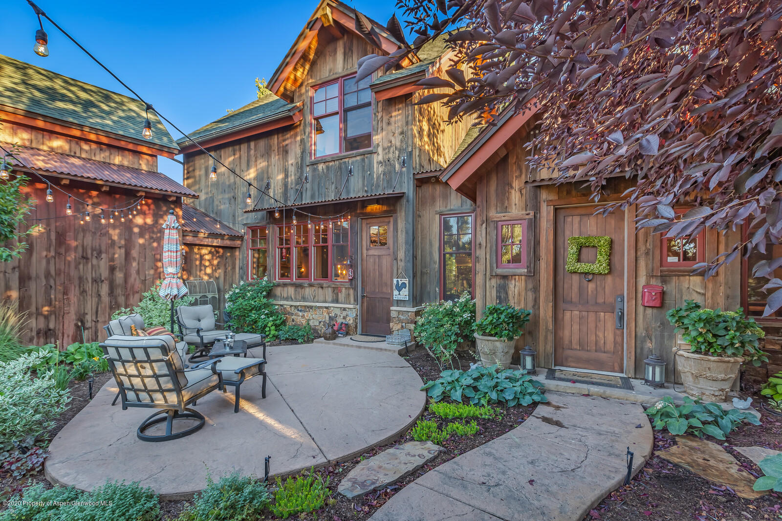 160 Red Rock Road Basalt, CO 81621 - Photo 25 of 45 a view of a chair and table in backyard of the house