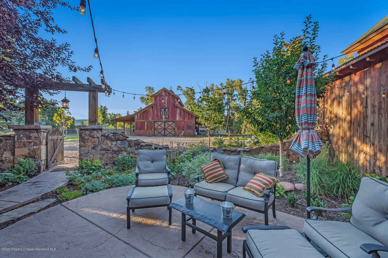 160 Red Rock Road Basalt, CO 81621 - Photo 26 of 45 a front view of a house with garden