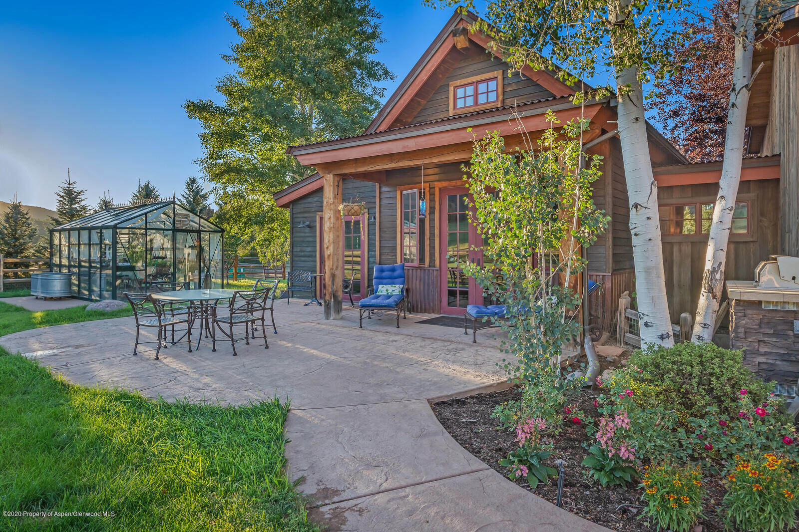 160 Red Rock Road Basalt, CO 81621 - Photo 43 of 45 a view of a house with a yard and sitting area