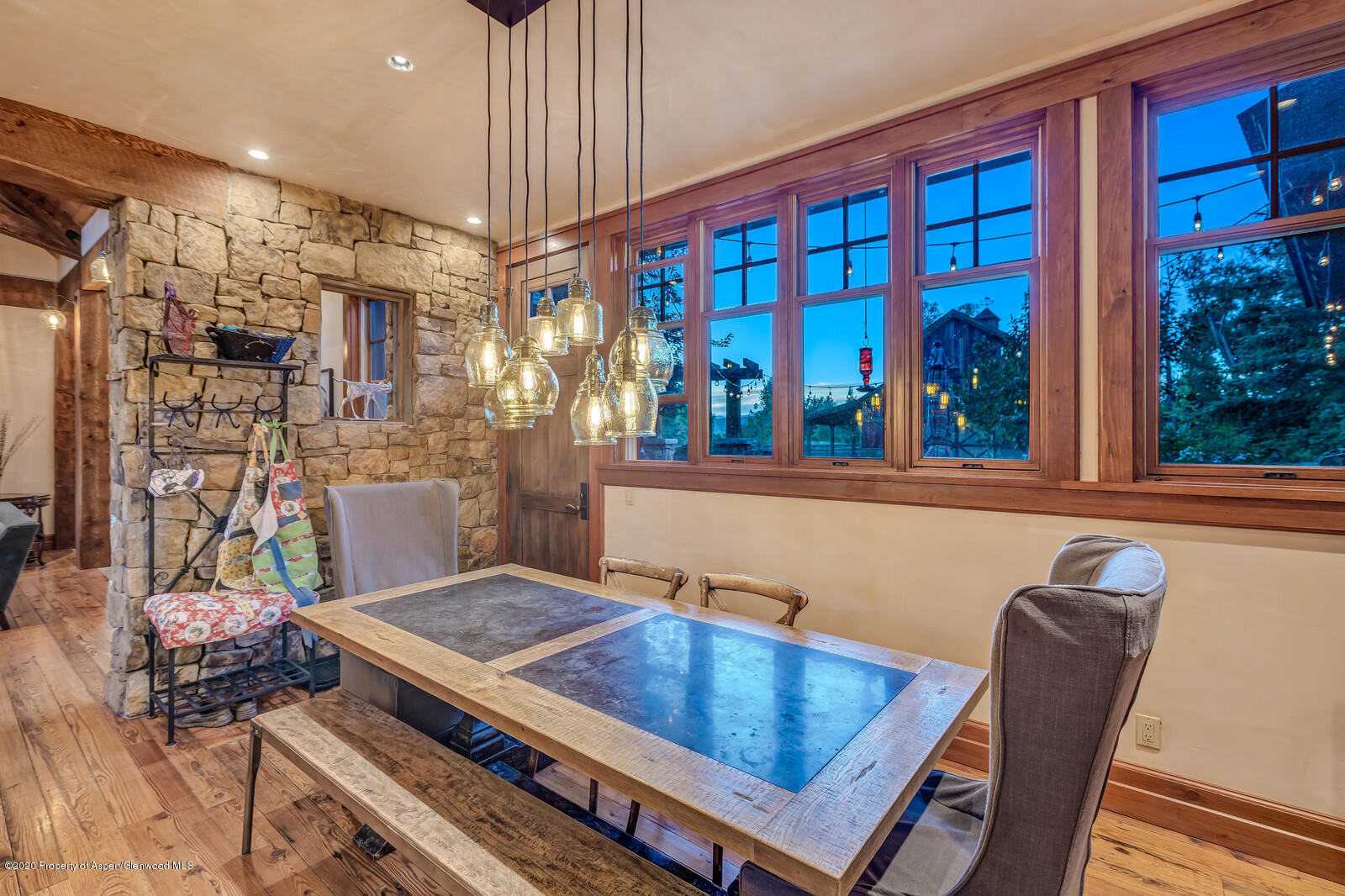 160 Red Rock Road Basalt, CO 81621 - Photo 10 of 45 a living room with a table and chairs