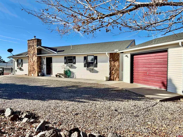 a view of a house with a patio