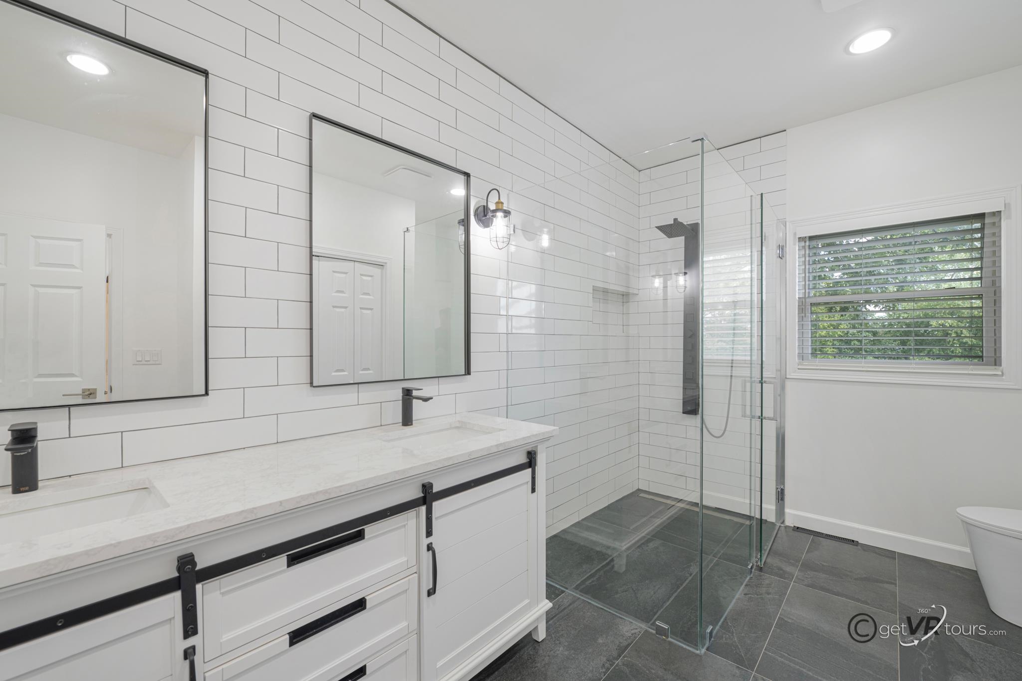 9109 South Hanover Hill Road Hanover, IL 61041 - Photo 14 of 42 a bathroom with a sink and a mirror