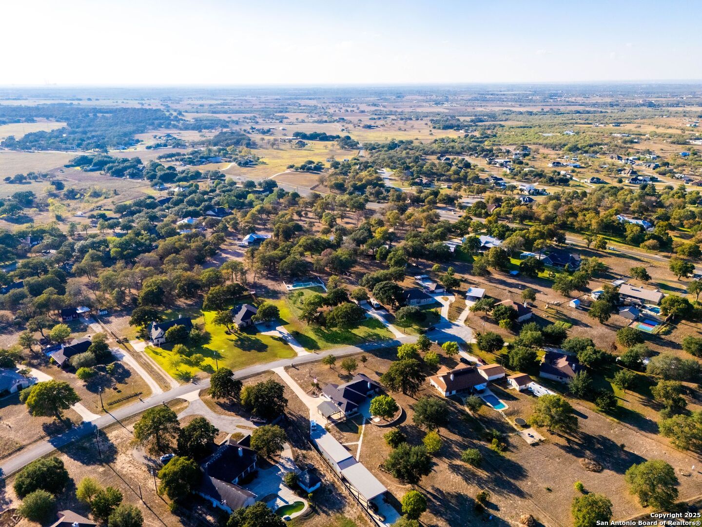 1265 Hillside Oaks Drive La Vernia, TX 78121 - Photo 38 of 72 an aerial view of multiple house