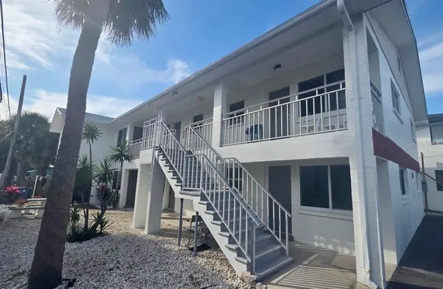 a view of front door of house
