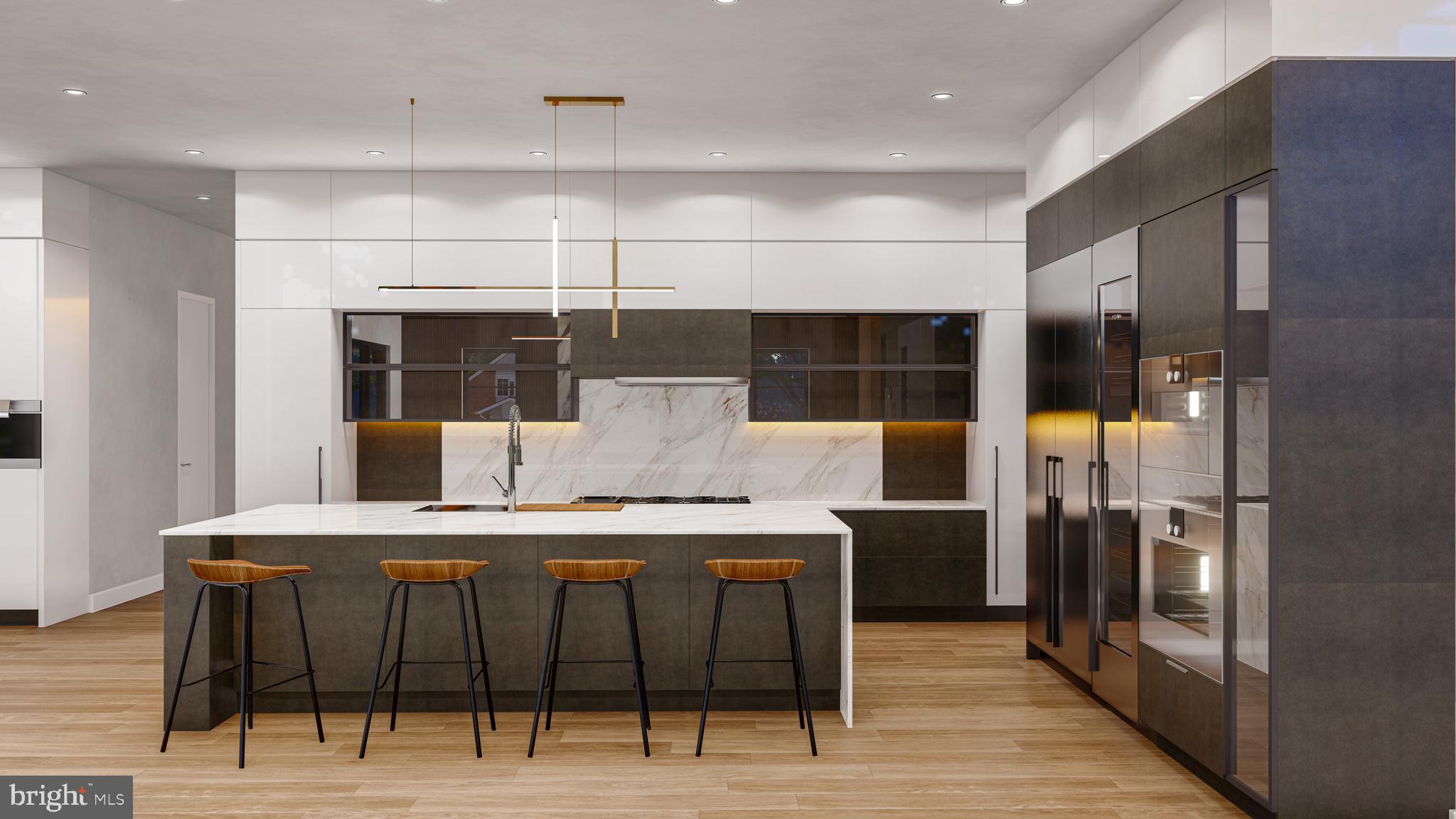 6515 Dryden Drive McLean, VA 22101 - Photo 11 of 34 a kitchen with a table and refrigerator