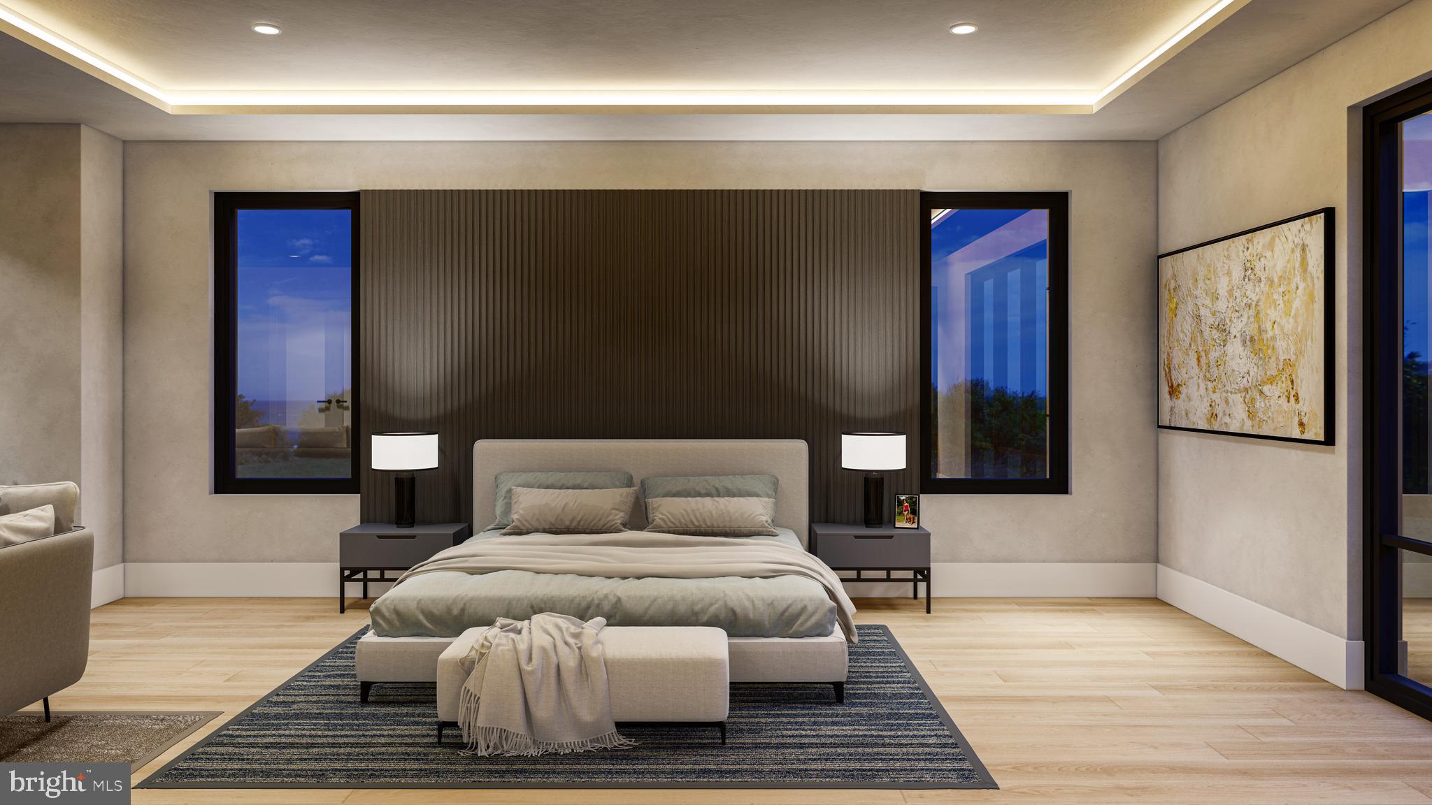 6515 Dryden Drive McLean, VA 22101 - Photo 16 of 34 a bedroom with a bed and wooden floor