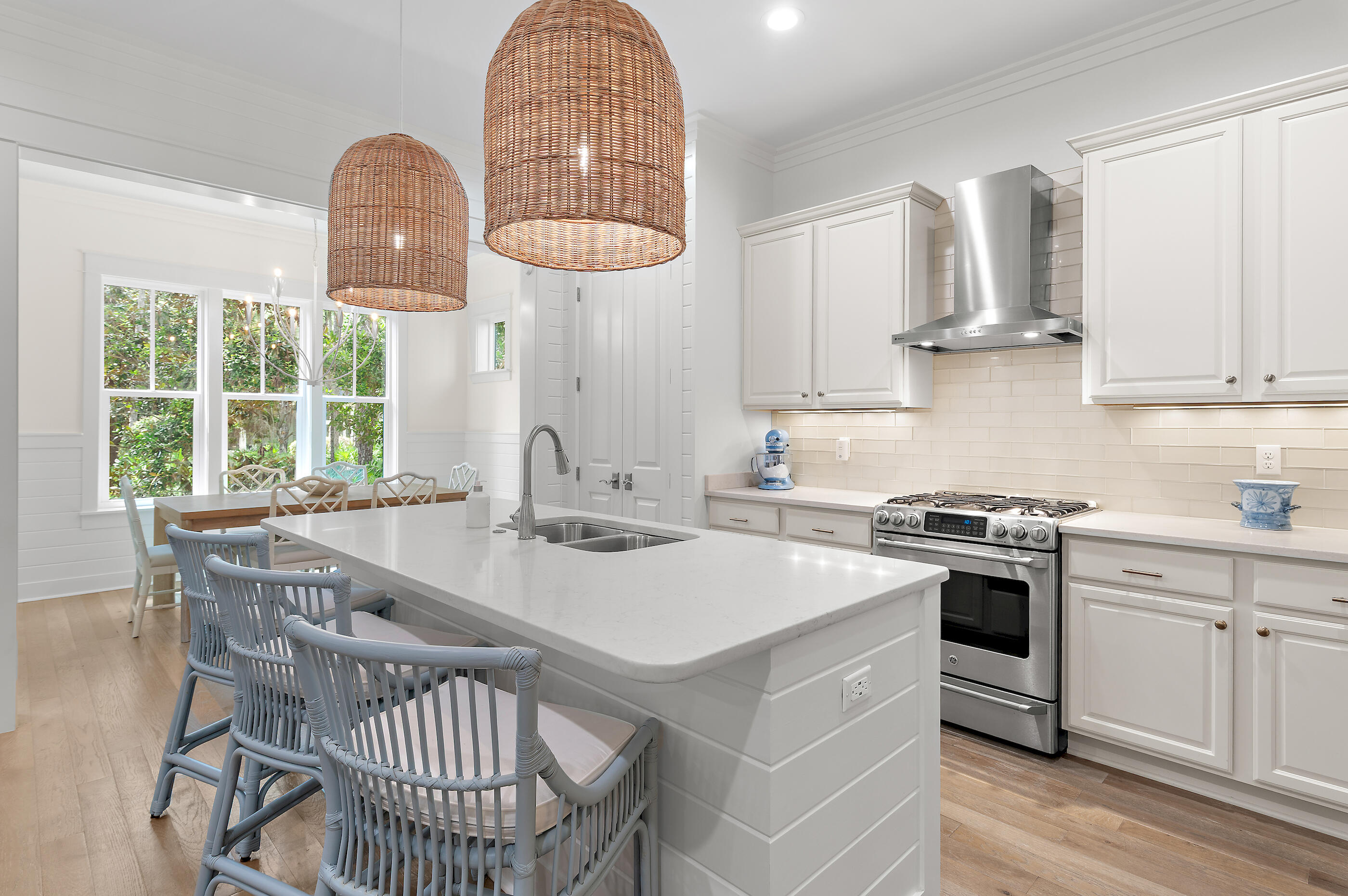 Kitchen View with Dining Area