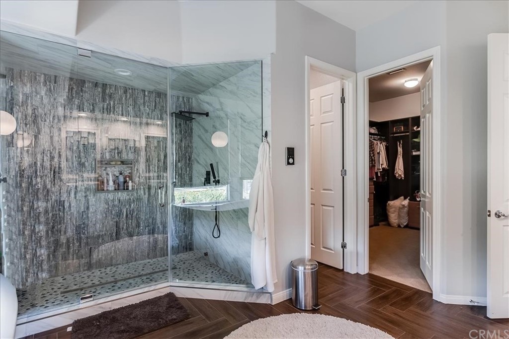 5 Champagne Circle Rancho Mirage, CA 92270 - Photo 23 of 41 a bathroom with a shower and a sink