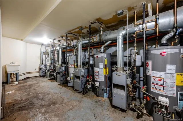 a view of storage and utility room