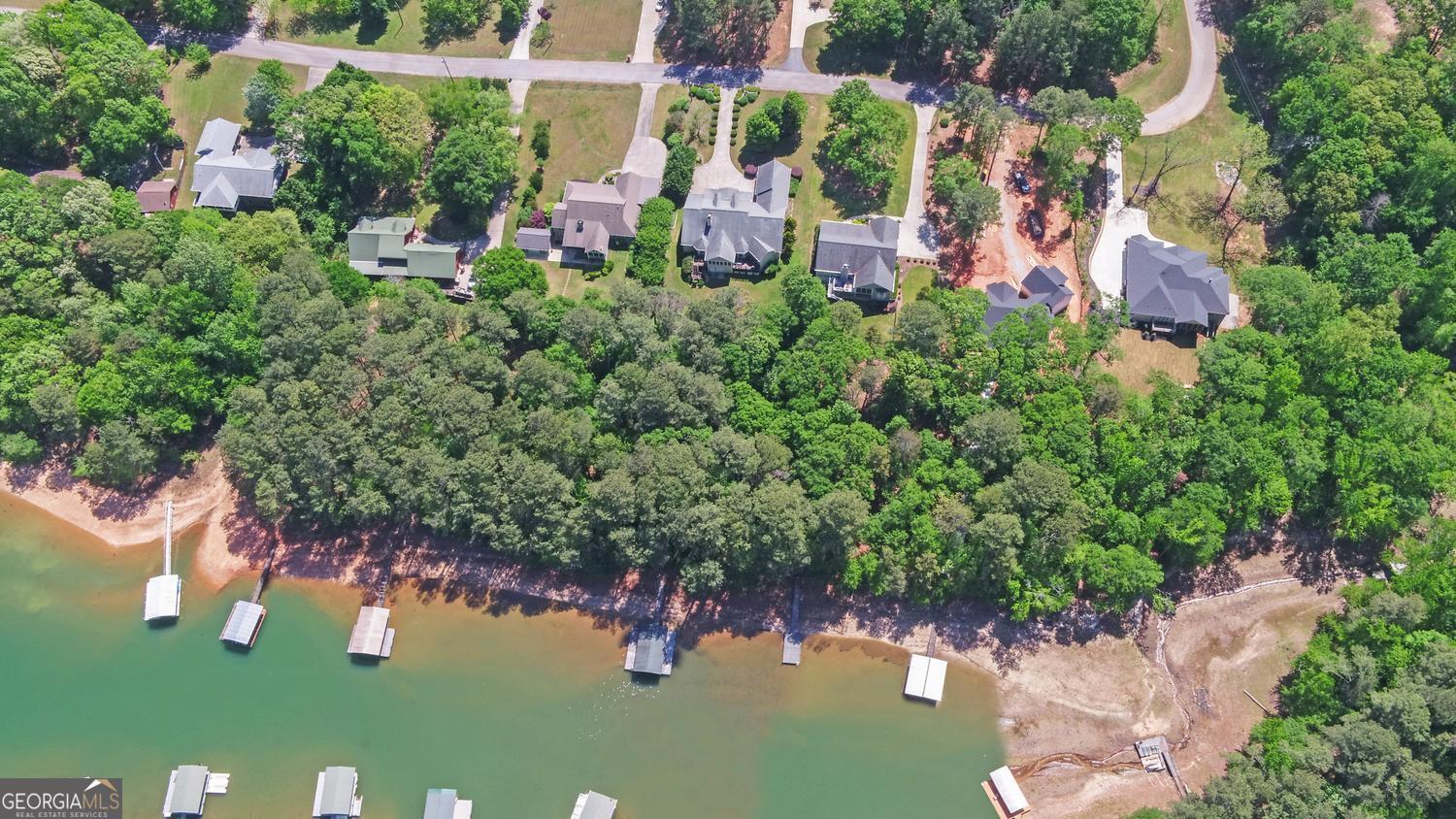 227 Capri Drive Hartwell, GA 30643 - Photo 61 of 75 an aerial view of a house with yard swimming pool and outdoor seating