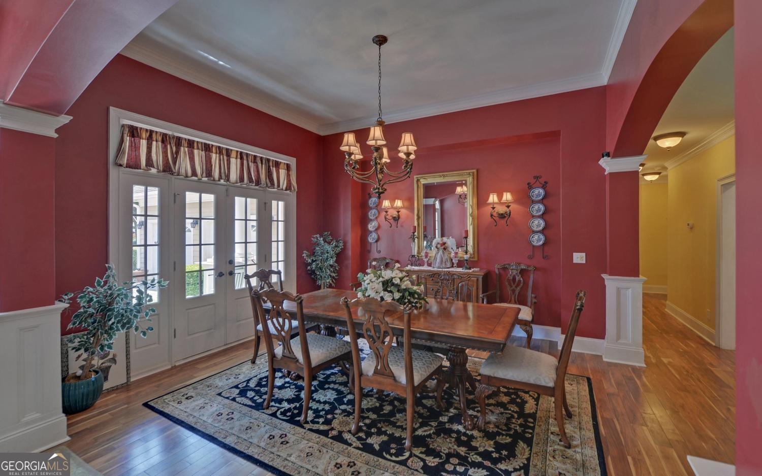 227 Capri Drive Hartwell, GA 30643 - Photo 7 of 75 a view of a dining room with furniture window and wooden floor