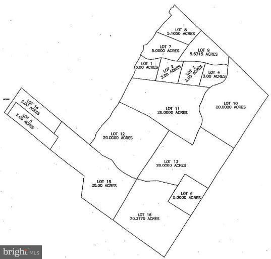 5 Reynolds Road Cross Junction, VA 22625 - Photo 4 of 4 Overall plat for the Smokey Shire subdivision