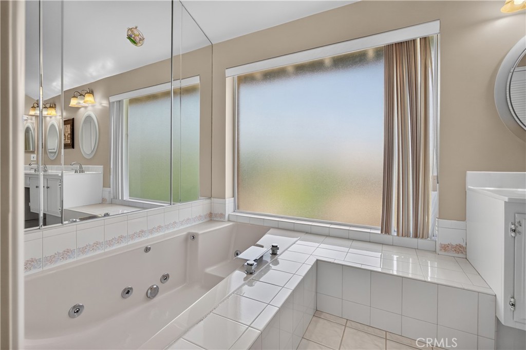 11719 Monte Leon Way Porter Ranch, CA 91326 - Photo 37 of 56 master suite bathroom at upstairs