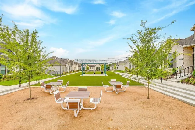 swimming pool with chairs
