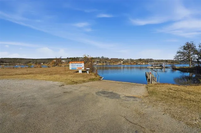 a view of an ocean with city