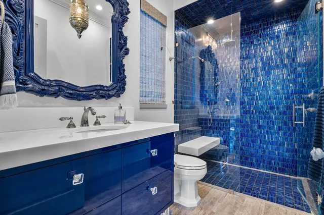 a view of an ocean and beach