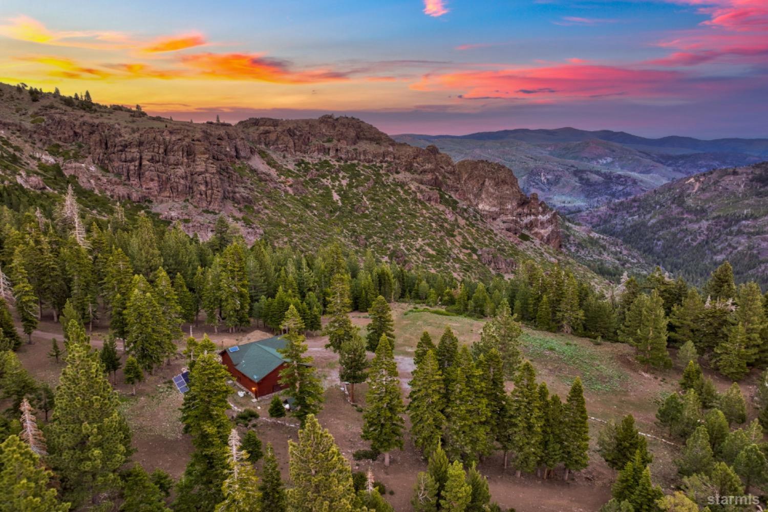 7000 Indian Creek Road Markleeville, CA 96120 - Photo 14 of 39 a view of a city with mountains in the background