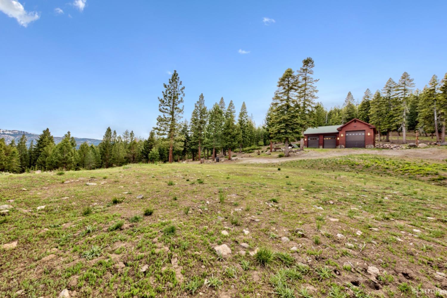 7000 Indian Creek Road Markleeville, CA 96120 - Photo 31 of 39 a backyard of a house with lots of green space