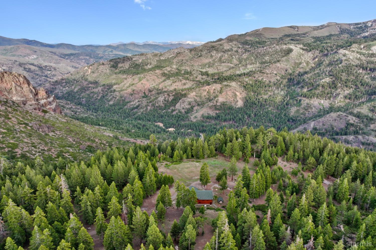 7000 Indian Creek Road Markleeville, CA 96120 - Photo 8 of 39 a view of a mountain in the distance in a field