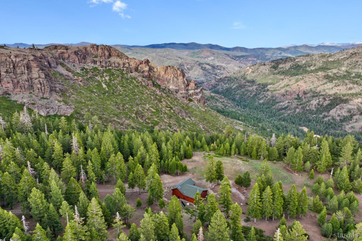 7000 Indian Creek Road Markleeville, CA 96120 - Photo 9 of 39 a view of a city with mountains in the background