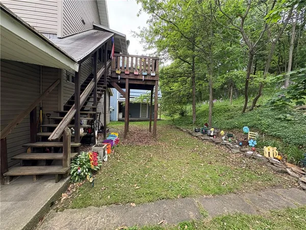 a view of a house with a park