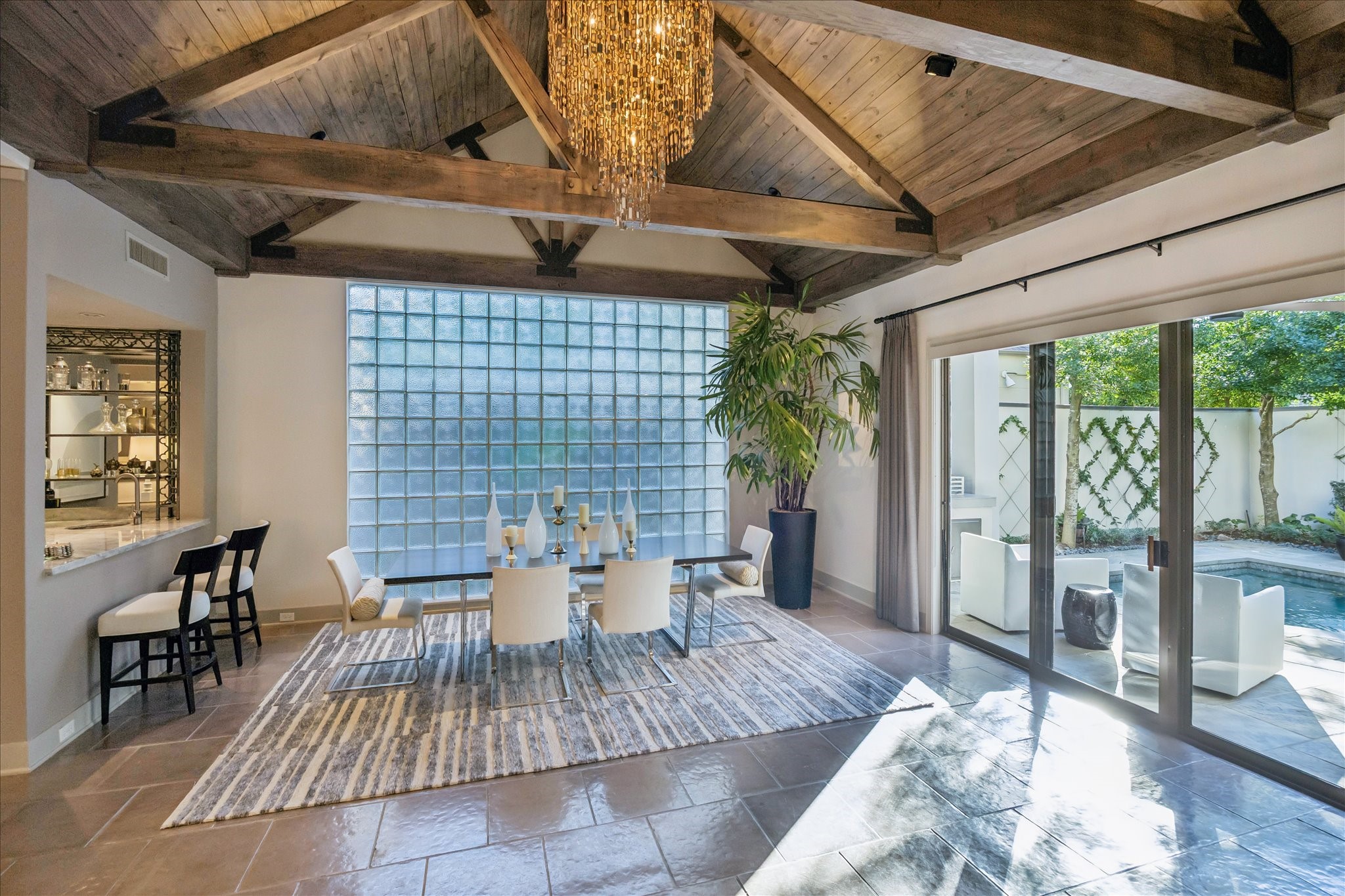 3124 Mid Lane Houston, TX 77027 - Photo 7 of 41 a outdoor space with a large window