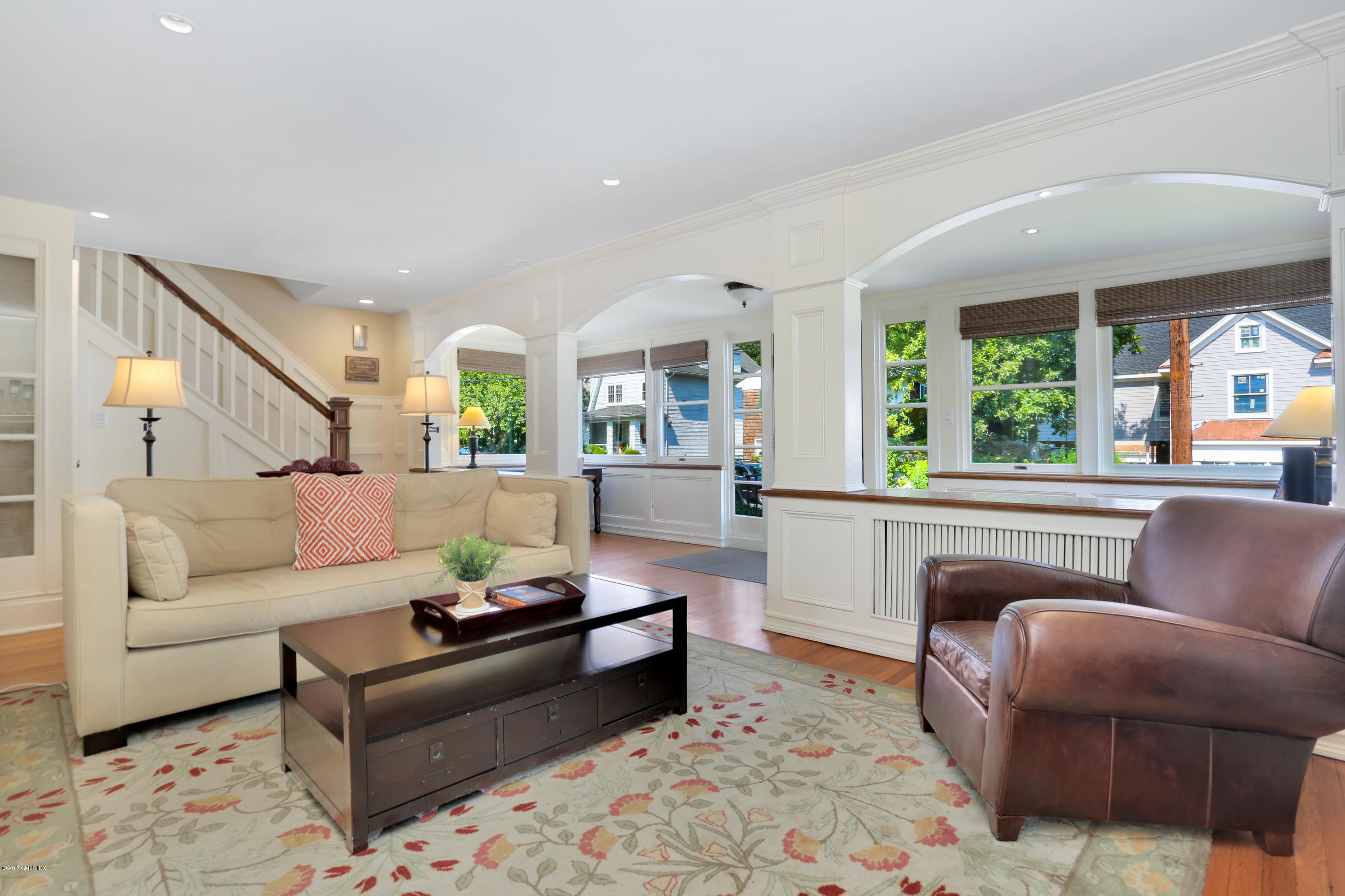 27 Pleasant Street Cos Cob, CT 06807 - Photo 6 of 21 a living room with furniture and a large window