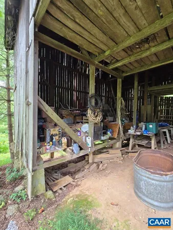 a view of storage and utility room