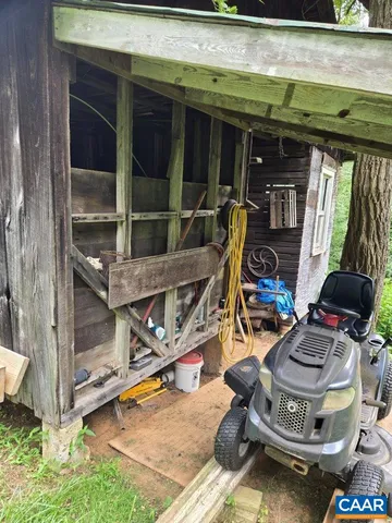 a room with gym equipment