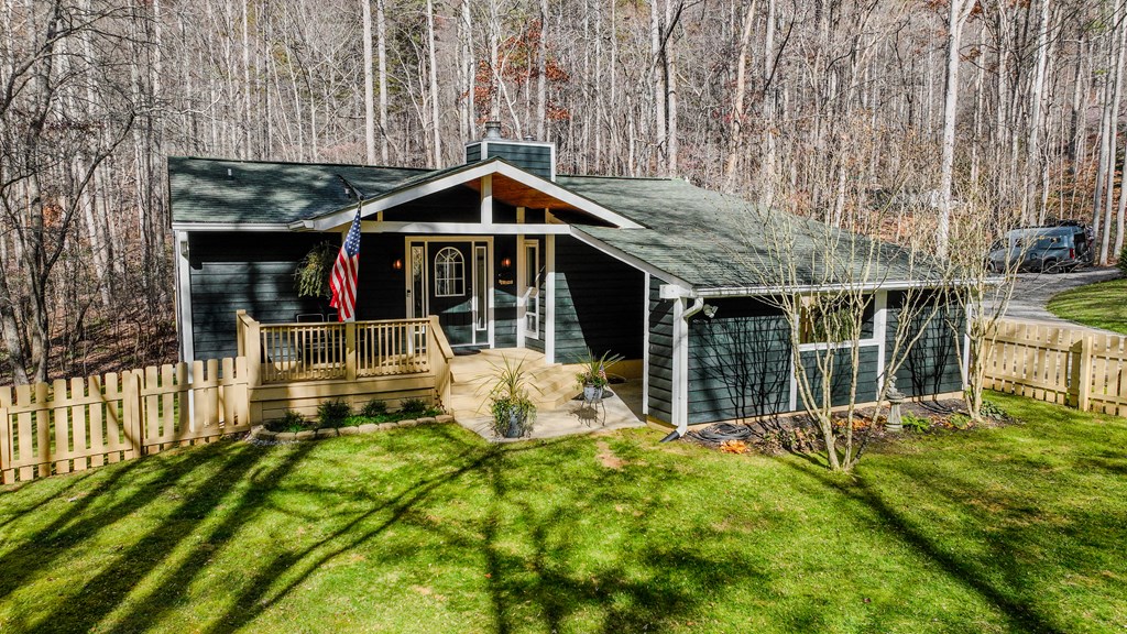 3301 Ellington Road Hayesville, NC 28904 - Photo 26 of 31 a view of house with a yard