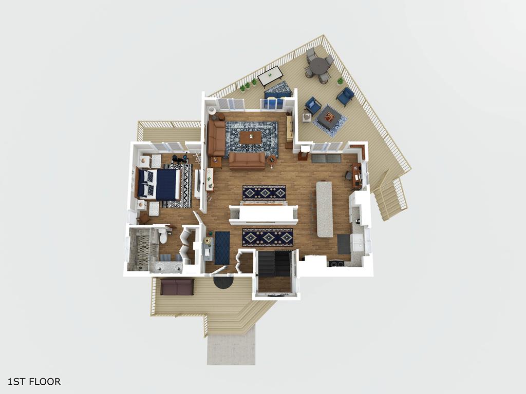 3301 Ellington Road Hayesville, NC 28904 - Photo 31 of 31 a view of living room with furniture and fireplace